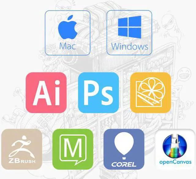 Alt view image 7 of 7 - XP-Pen StarG640 6x4 Inch osu! Ultrathin Tablet Drawing Tablet Digital Graphics Tablet with Battery-free Stylus(8192 levels pressure)