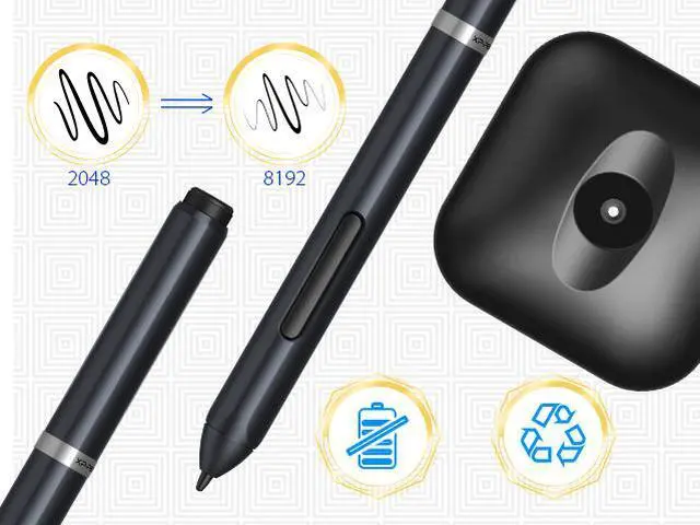 Alt view image 3 of 7 - XP-Pen Deco 01 10x6.25 Inch Digital Graphics Drawing Tablet Drawing Pen Tablet with Battery-free Passive Stylus and 8 shortcut keys (8192 levels pressure)
