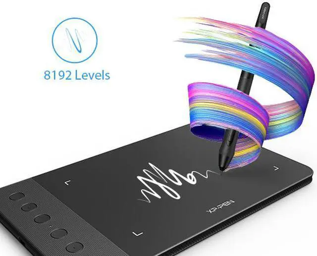 Alt view image 5 of 7 - XP-PEN G640S Drawing Tablet Graphic Pen Tablet for OSU! 8192 Levels Pressure Digital Tablet with 6 Shortcut Keys and Battery-Free Stylus (6x3.75 Inch)