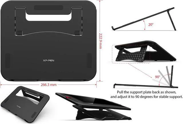 Alt view image 8 of 7 - XP-PEN Artist13.3 Pro 13.3 Inch IPS Drawing Monitor Pen Display Full-Laminated Graphics Drawing Monitor with Tilt Function and 8 Shortcut Keys (8192 Levels Pen Pressure, 123% sRGB)