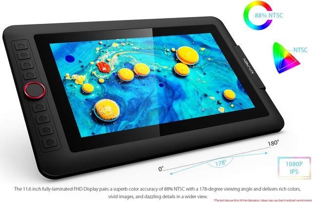 Alt view image 4 of 7 - XP-PEN Artist 12 Pro 11.6 Inch Drawing Monitor Pen Display Full-Laminated Graphics Drawing Tablet with Tilt Function Battery-Free Stylus and 8 Shortcut Keys (8192 Levels Pen Pressure and 72% NTSC)