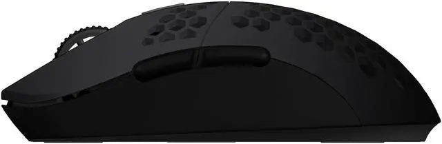 Alt view image 2 of 4 - G-Wolves Hati HT-M 3360 Ultra Lightweight Honeycomb Shell Wired Gaming Mouse up to 12000 cpi - 6 Buttons - 2.18 oz (61g) (Black & Dark Grey)
