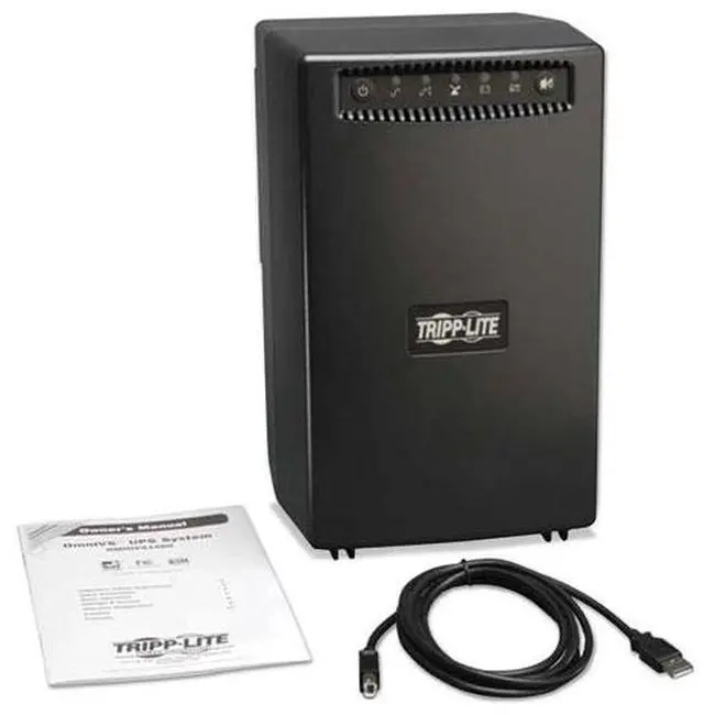 Alt view image 16 of 16 - Tripp Lite OMNIVS1500 OMNI VS 1500 VA 940 Watts 8 Outlets Line Interactive Tower UPS