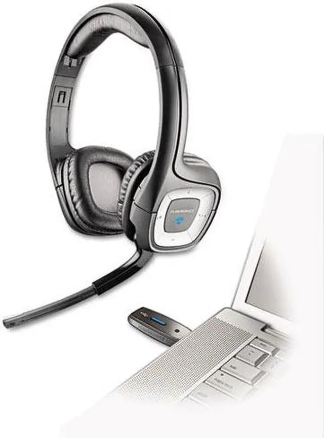Alt view image 8 of 9 - PLANTRONICS .Audio 995 USB Connector Circumaural Digital Stereo Headset
