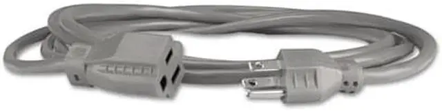 Alt view image 4 of 19 - Innovera Indoor Heavy-Duty Extension Cord, 9ft, Gray 72209
