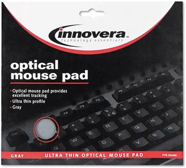 Alt view image 7 of 12 - Innovera IVR50469 Gray Ultra Slim Mouse Pad