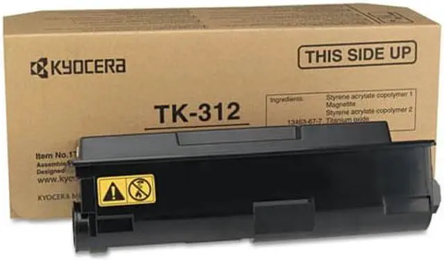 Alt view image 4 of 12 - KYOCERA-STRATEGIC TK312 KYOCERA TK-312 BLACK TONER FOR USE IN FS2000D - PAGE YIELD 12,000 ALSO CALLED 1T