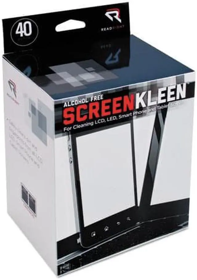 Alt view image 6 of 16 - Read Right Screenkleen Alcohol-Free Wet Wipes, Cloth, 5 X 5, 40/Box RR1391