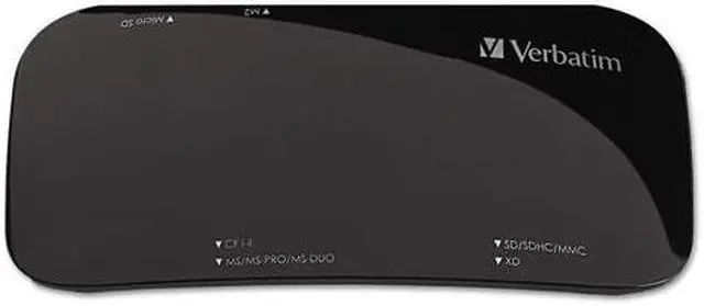 Alt view image 5 of 20 - Verbatim Universal Card Reader, USB 2.0 - Black - USB 2.0 - Black