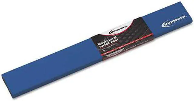 Alt view image 3 of 8 - Innovera IVR52457 Latex-Free Synthetic Rubber Keyboard Wrist Rest