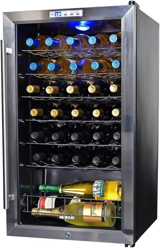Alt view image 8 of 15 - NewAir AWC-330E 33 Bottle Compressor Wine Cooler