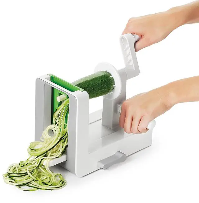 Alt view image 5 of 19 - OXO Good Grips 3-Blade Tabletop Spiralizer with StrongHold Suction