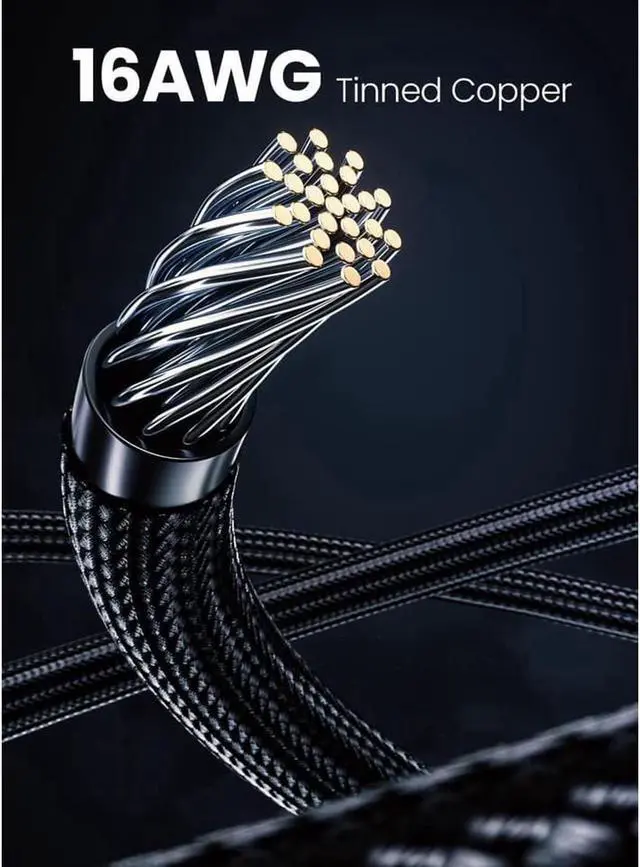 Alt view image 5 of 7 - PCI-e 5.0 GPU Power Cable - 70cm 16pin (12+4) 12VHPWR Male to Male Sleeved Cable with Combs, 600W PCIe 5 Power Cable for Geforce RTX 3090Ti 4070 Ti 4080 4090 to ATX 3.0 Modular Power Supply