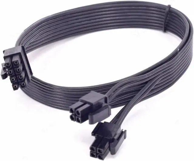 Alt view image 4 of 6 - BUCIER CPU 8Pin to 8Pin (4+4Pin) Modular Power Supply Cable For TX850M TX750M TX650M TX550M TX-M Series Semi Modular PSU 60CM