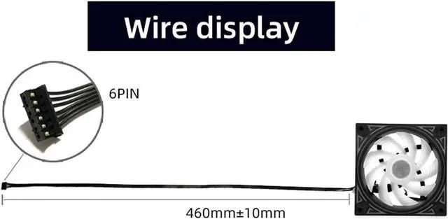Alt view image 6 of 7 - Billow 120mm Adjust RGB Computer Case PC Cooling Fan RGB Quiet with IR Remote New Computer Cooler RGB CPU Case Fan Three in One (3 Pcs with Standard Controller Kits)