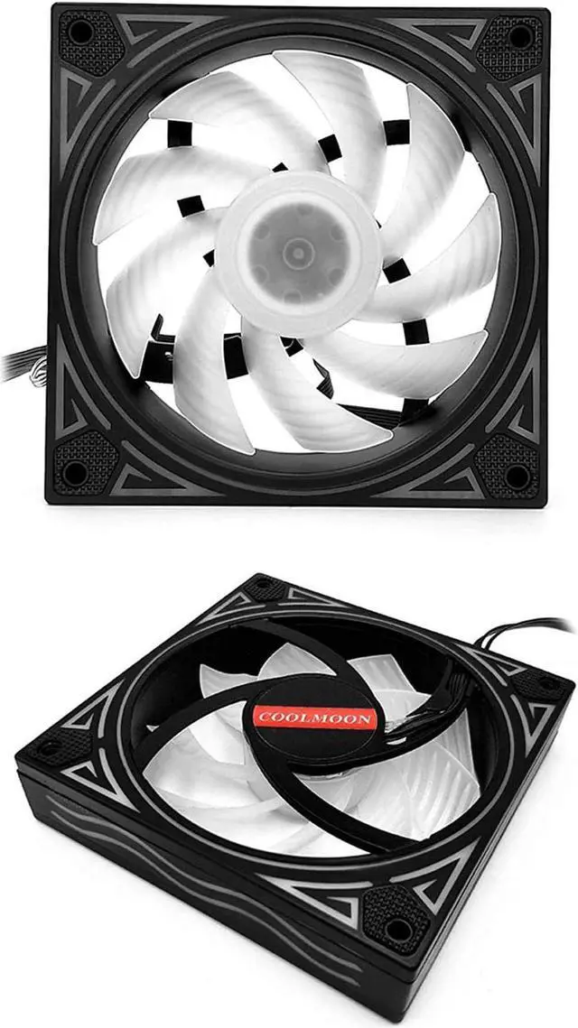 Alt view image 5 of 7 - Billow 120mm Adjust RGB Computer Case PC Cooling Fan RGB Quiet with IR Remote New Computer Cooler RGB CPU Case Fan Three in One (3 Pcs with Standard Controller Kits)