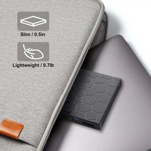 Alt view image 5 of 7 - [7 in 1] External CD/DVD Drive for Laptop, Portable DVD Player for Laptop, USB 3.0 Ultra-Slim Portable, CD Burner External Optical Drive Compatible with Laptop Desktop,Windows 11/10/8/7 Linux MacOS