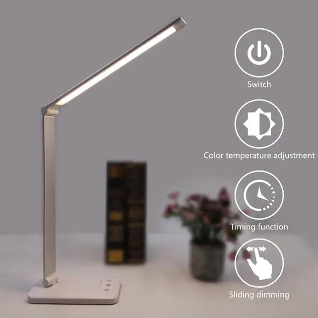 Main image of 52PCS LED Desk Lamp 5 Color x5 Dimable Level Touch USB Chargeable Reading Eye-protect with timer Table lamp Night Light