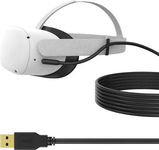 Main image of Quest Link Cable 16.4ft ( 5M ) High Speed Data Transfer & Fast Charging USB A USB 3.0 to USB Type-C Compatible for Oculus Quest or Quest 2 VR Headset