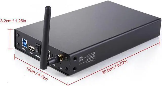 Alt view image 6 of 7 - Wireless WiFi Repeater wifi storage High Speed Wifi Router HD Externo Sata to USB 3.0 WiFi Extender HDD Caddy 3.5" HDD Case 3.0