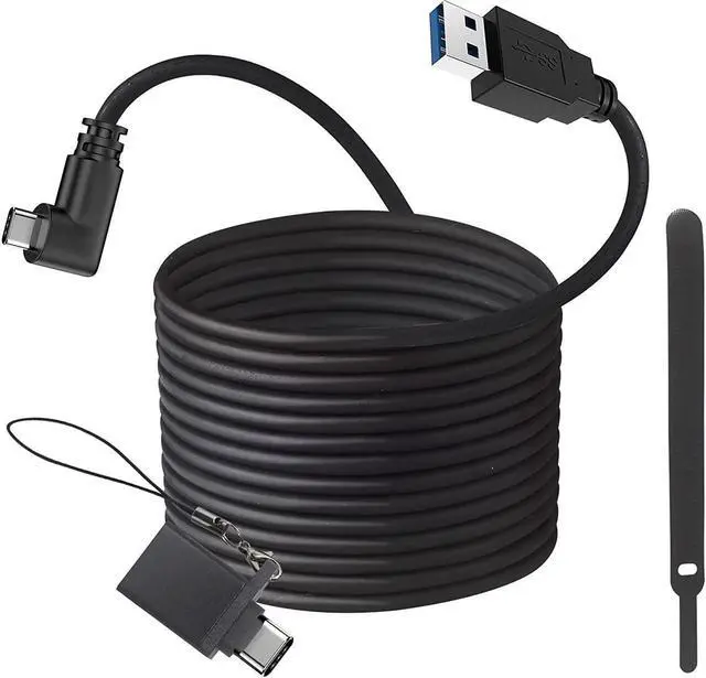 Main image of VR Link Charger Cable 16FT- Long USB A to C Cable Compatible with Oculus Quest, Oculus Quest 2 Link Cable for PC Game USB 3.1 Gen1 A to USB C High Speed Data Transfer Fast Charging Cord for Gaming PC