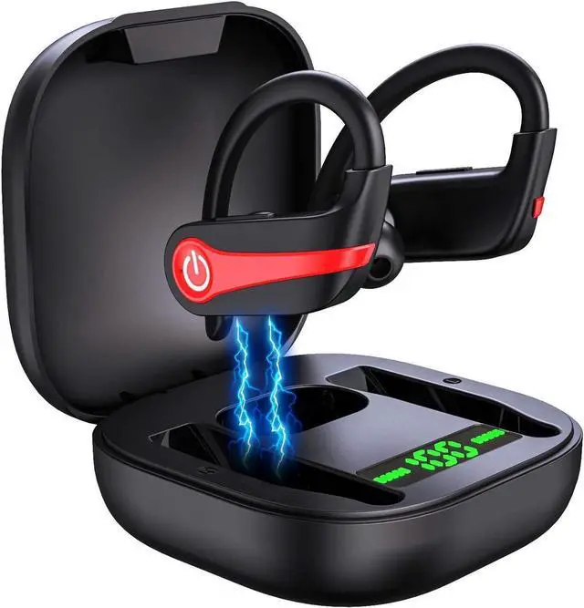 Main image of Bluetooth Sports Headphones, In Ear Bluetooth 5.1 Earphone Wireless, IPX7 Waterproof Stereo Wireless Earbuds, 10H Long Single Playtime, Bluetooth Earphones with HD Microphone, CVC8.0 Noise Canceling