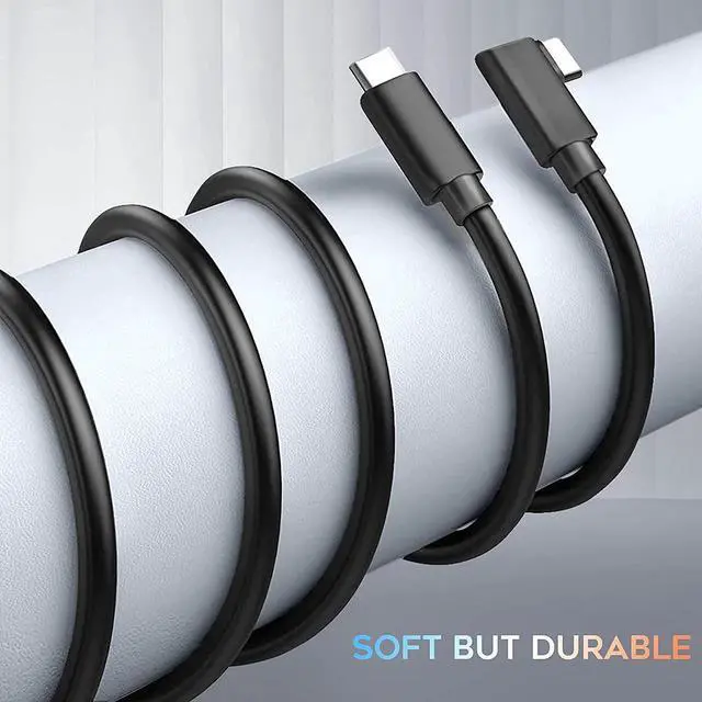 Alt view image 6 of 6 - 16FT(5M) Active Optical Fiber Cable USB C to USB C Link Cable Compatible for Oculus Quest 2, Oculus Link Quset 2 and Quest Steam VR, USB 3.2 Gen 2 10Gbps Virtual Reality Headset Cable - PC VR