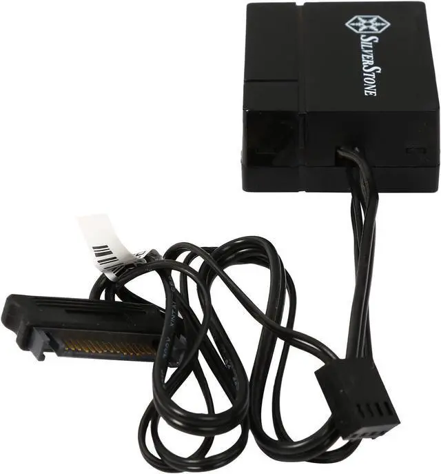 Alt view image 3 of 6 - SilverStone PWM Fan Hub System Cables, Black (CPF04)