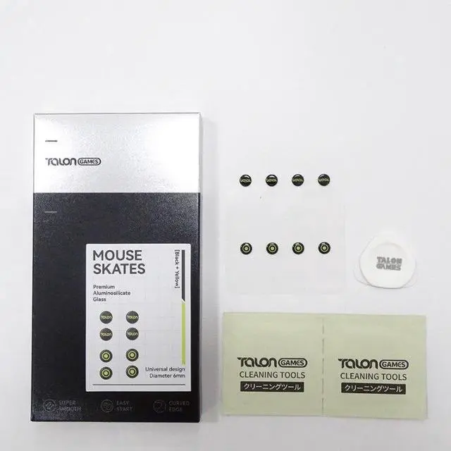 Alt view image 3 of 6 - Universal Dots Glass Mouse Feet Pad Mouse Skates Anti-Slip Mouse Glides Sticker for Gaming Mouse