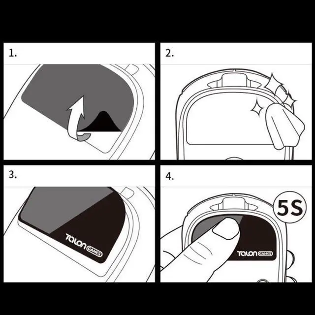 Alt view image 4 of 6 - Universal Dots Glass Mouse Feet Pad Mouse Skates Anti-Slip Mouse Glides Sticker for Gaming Mouse