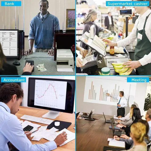 Alt view image 6 of 6 - CO-RN Number Pad,Portable Mini USB 2.4GHz 19-Key Financial Accounting Numeric Keypad Keyboard Extensions for Data Entry in Excel for Laptop, PC, Surface pro, Notebook, etc (Wireless Number Pad)