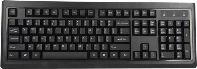 Alt view image 2 of 7 - Kensing-ton K72436AM Black 104 Normal Keys USB Wired Standard Keyboard for Life Desktop Set