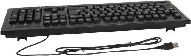 Alt view image 3 of 7 - Kensing-ton K72436AM Black 104 Normal Keys USB Wired Standard Keyboard for Life Desktop Set