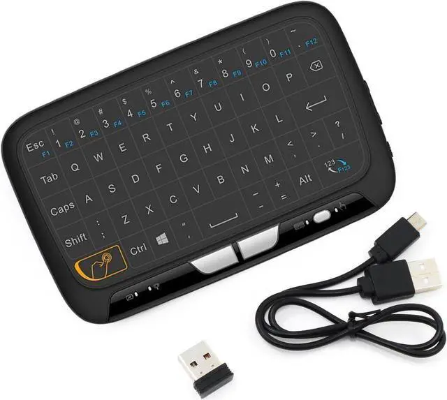 Main image of CO-RN 2.4Ghz Mini Wireless Keyboard Full Screen Air Mouse Touchpad Combo Rechargeable Remote Control for PC Win7/8/10 Android TV Set-up Box HTPC IPTV