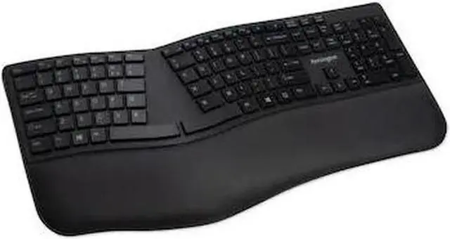 Alt view image 4 of 6 - Kensington Pro Fit Ergo Wireless Keyboard-Black K75401US