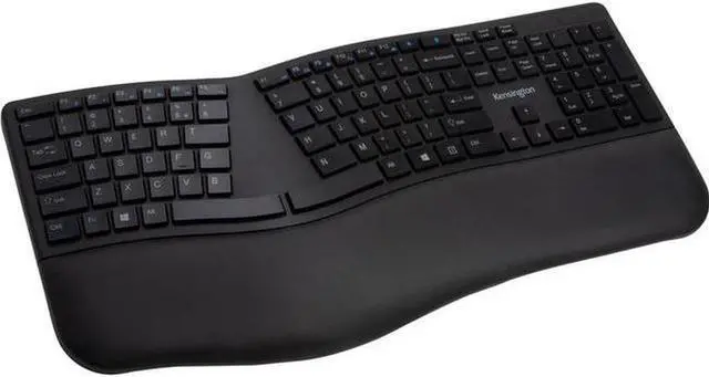 Alt view image 2 of 6 - Kensington Pro Fit Ergo Wireless Keyboard-Black K75401US