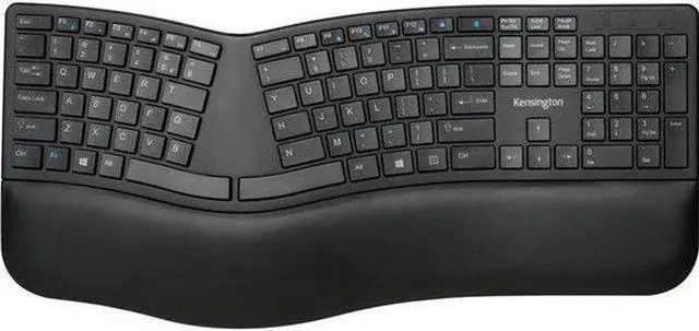 Alt view image 5 of 6 - Kensington Pro Fit Ergo Wireless Keyboard-Black K75401US