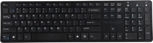 Alt view image 2 of 5 - Kensing-ton KP400 K72322US Black Micro USB Wired / Wireless Standard Switchable Keyboard
