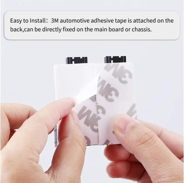 Alt view image 7 of 7 - 4 in 1 Internal USB Splitter Cable, 9 pin USB Header Male 1 to 4 Female Extension Connector Adapter, USB 2.0 HUB Connector Port Multiplier PWM Fan Splitter Cable (30cm/0.98ft)