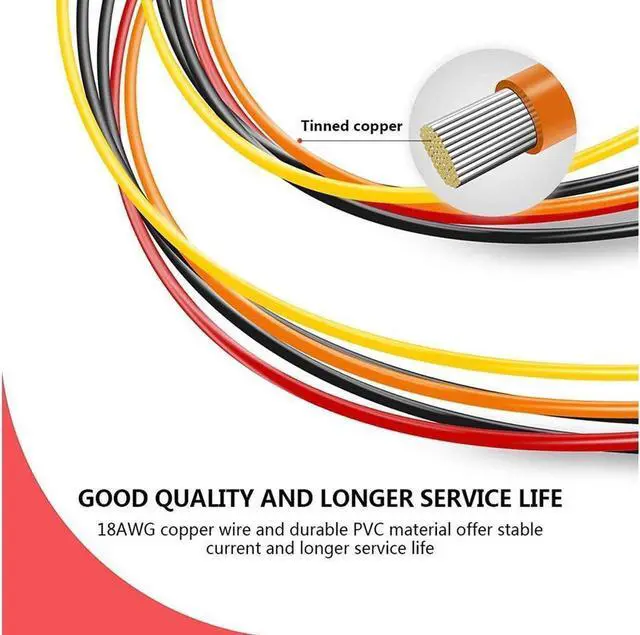 Alt view image 5 of 6 - BUCIER 15 Pin SATA Power Y-Splitter Cable 6 Inches - 2 Pack