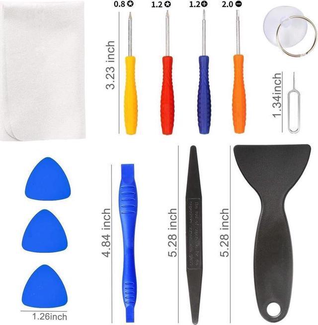 Alt view image 5 of 6 - BUCIER Professional Electronics Opening Pry Tool Repair Kit with Metal Spudger Non-Abrasive Carbon Fiber Nylon Spudgers and Anti-Static Tweezers for Cellphone iPhone Laptops Tablets and More, 20 Piece