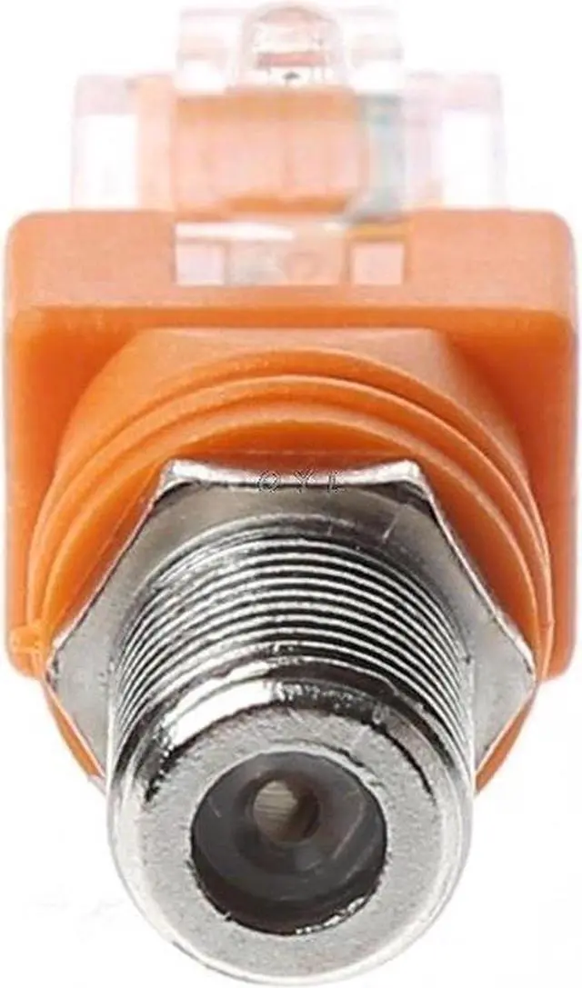 Alt view image 4 of 6 - BUCIER F Female To RJ45 Male Coaxial Barrel Coupler Adapter RJ45 To RF Connector Converter