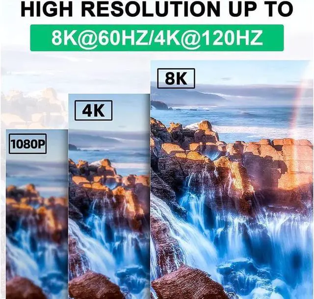 Alt view image 4 of 7 - USB C Switch, Bi-Directional USB-C Switcher 2 Computers, USB Type C KVM Switch 8K @60Hz 4K@120Hz Video/10Gbps Data Transfer/100W Charging,Compatible with Thunderbolt Device (Black)