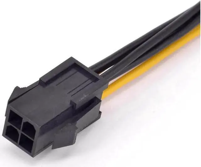 Alt view image 4 of 6 - 4Pin CPU Power supply Extension Cord Cable 18 AWG Y Splitter ATX 12V P4 Power Port Female 1 to 2 Female Connector Cable 20cm