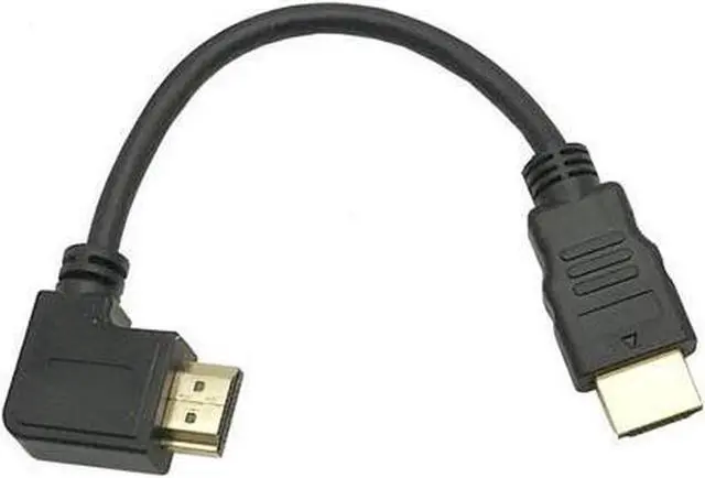 Alt view image 2 of 4 - BUCIER 4Pack 8Inch 8K Ultra HD High Speed 48Gpbs HDMI Cable Short 90 Degree 8K HDMI Cable 2.1 Right Angle HDMI Male to Male 8K@60hz 4K@120hz 2K@144hz eARC HDR (8inch 8K Right Angled)