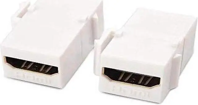 Alt view image 3 of 3 - BUCIER (2-pack) gold-plated hdmi keystone jack insert