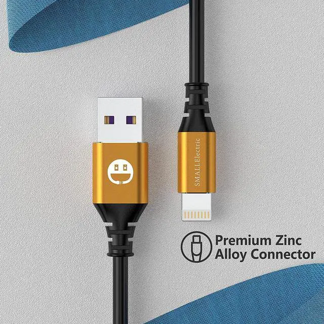 Alt view image 4 of 6 - iPhone Charger 10 ft 3-Pack Extra Long Lightning Cable [Apple MFi-Certified] iPhone Charger Cord 10 Foot Fast Charging for iPhone 13 12 11 Pro Max X XS XR/8 Plus/7 Plus/6/6s Plus/5s /5c/iPad Mini Air