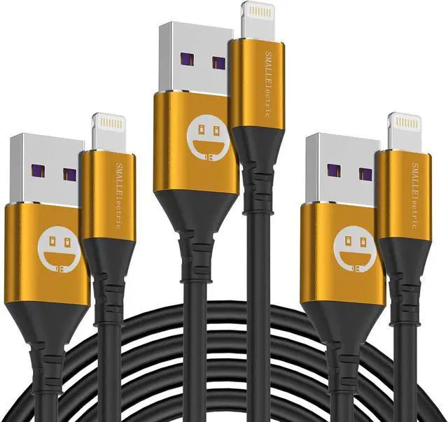 Main image of iPhone Charger 10 ft 3-Pack Extra Long Lightning Cable [Apple MFi-Certified] iPhone Charger Cord 10 Foot Fast Charging for iPhone 13 12 11 Pro Max X XS XR/8 Plus/7 Plus/6/6s Plus/5s /5c/iPad Mini Air