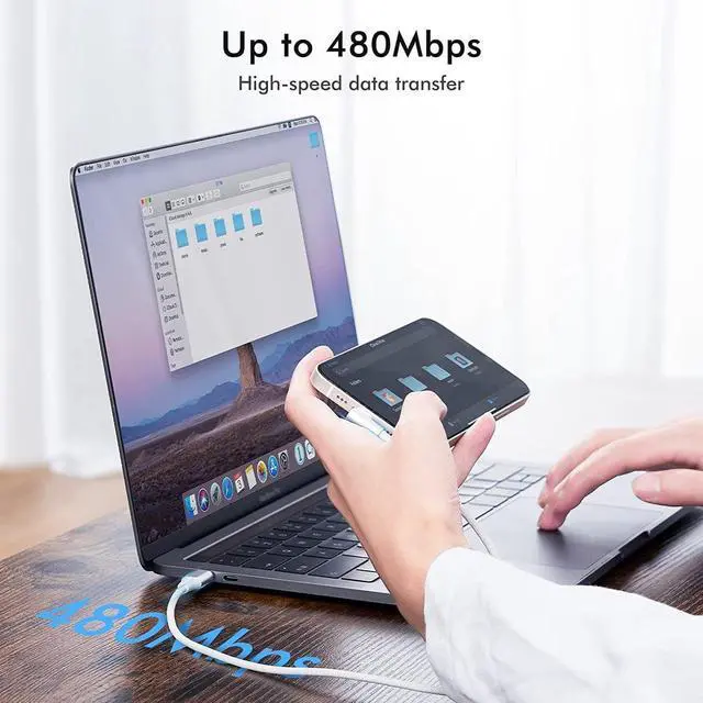 Alt view image 6 of 7 - iPhone USB C to Lightning Cable 2Pack 6FT MFi CertifiedRight Angle 90 Degree iPhone Fast Charger Nylon Braided 20W Charging Data Syncing Cord Compatible with iPhone 14/13/Pro/ 12/Max/11/XS/XR/8/Plus