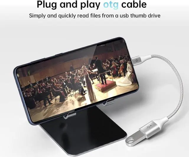 Alt view image 5 of 7 - Type C to USB Adapter 10Gbps USB C to USB A Adapter for Galaxy S20/S10/S9 USB C to USB OTG Cable USB C Male to USB 3.1 Female OTG Adapter Compatible for New MacBook Pro iPad Air 2020